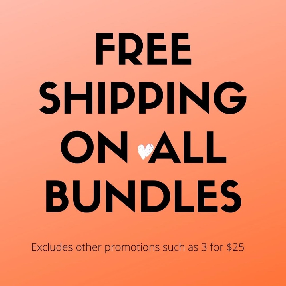 Free Shipping on all Bundles